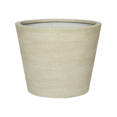 Кашпо Cement Bucket M Beige Washed