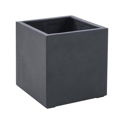 Кашпо Grigio Cube Anthracite-concrete