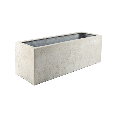 Кашпо Grigio Box Antique White-concrete