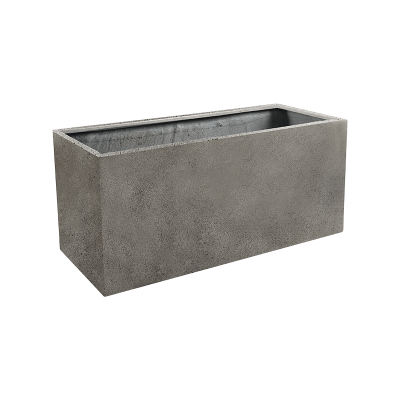 Кашпо Grigio Box Natural-concrete