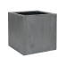 Кашпо Fiberstone Block grey L