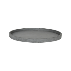 Fiberstone Saucer Round S Grey
