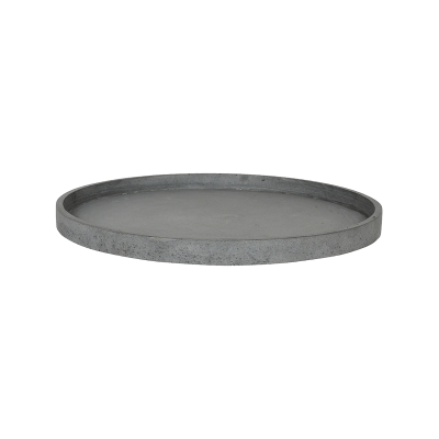 Кашпо Fiberstone Saucer Round S Grey