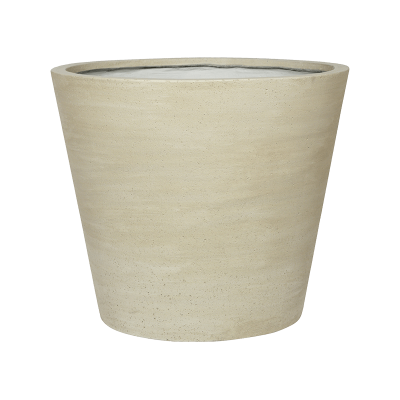 Кашпо Cement Bucket L Beige Washed