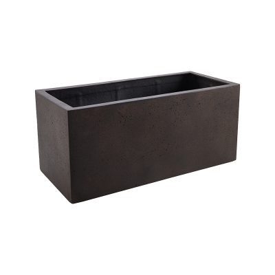 Кашпо Grigio Box Rusty Iron-concrete