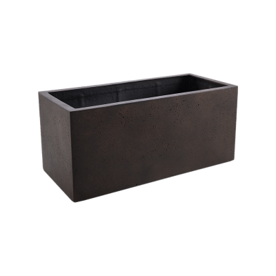 Кашпо Grigio Box Rusty Iron-concrete