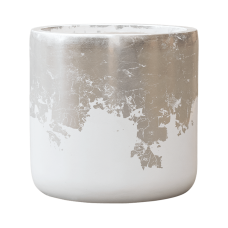 Luxe Lite Glossy Cylinder white-silver