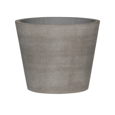 Stone Bucket M, brushed cement