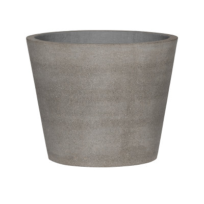 Кашпо Stone Bucket M, brushed cement