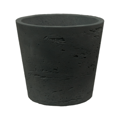 Кашпо Rough Mini bucket XXS black washed