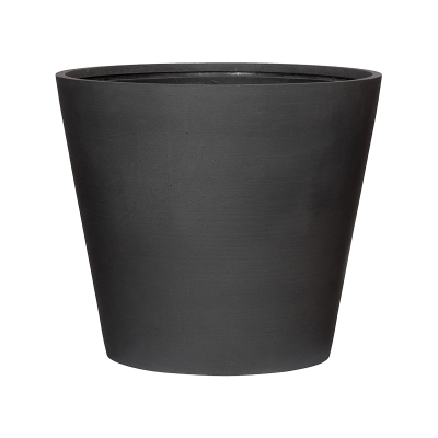 Кашпо Refined Bucket M volcano black