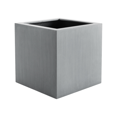 Кашпо Argento Cube Natural Grey