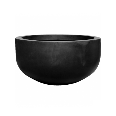 Кашпо Fiberstone City Bowl M Black