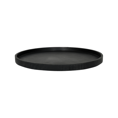 Кашпо Fiberstone Saucer Round M Black