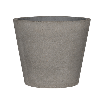 Кашпо Stone Bucket L, brushed cement