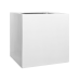 Кашпо Fiberstone Glossy white block XL