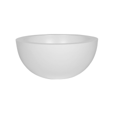 Fiberstone Matt white vic bowl L