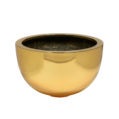 Кашпо Fiberstone Platinum Gold Bowl M