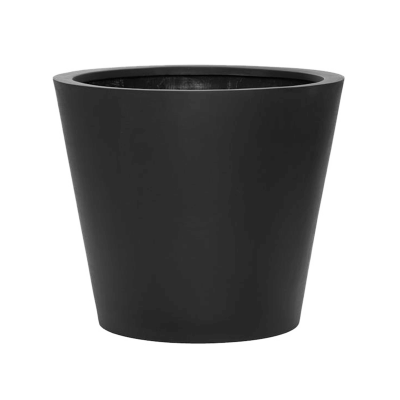 Кашпо Fiberstone Bucket black M