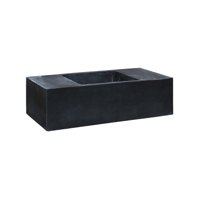 Кашпо Fiberstone Jumbo seating black XXXL