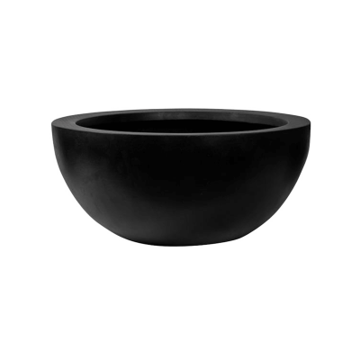 Кашпо Fiberstone Vic bowl black M