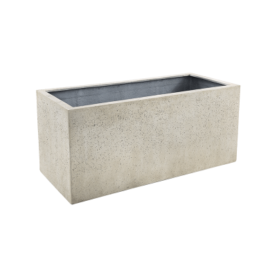 Кашпо Grigio Box Antique White-concrete