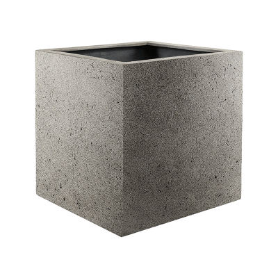 Кашпо Grigio Cube Natural-concrete