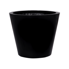 Fiberstone Glossy black bucket S