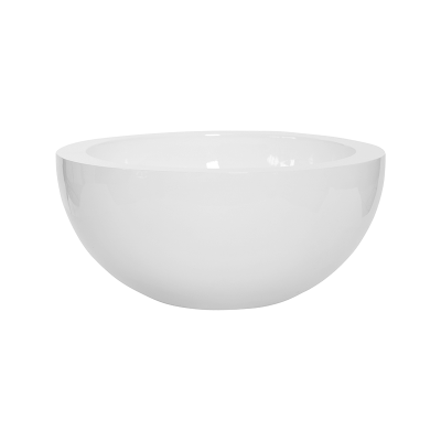 Кашпо Fiberstone Vic Bowl M Glossy White