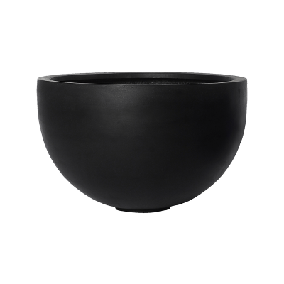 Кашпо Fiberstone Bowl L Black