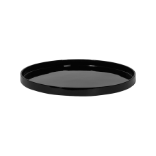 Fiberstone Saucer Round M Glossy Black