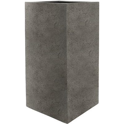 Кашпо Grigio High Cube Natural-concrete