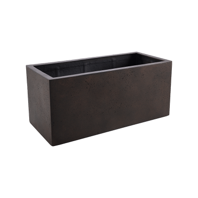 Кашпо Grigio Box Rusty Iron-concrete