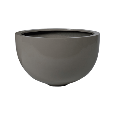 Кашпо Fiberstone Glossy sand bowl