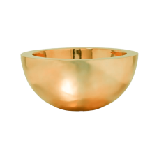 Fiberstone Platinum glossy gold vic bowl L