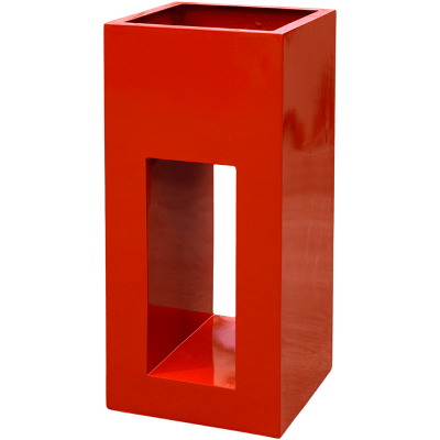 Кашпо Livingreen Tower holey design 01 Polished flame red
