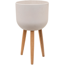 Refined Retro with feet Logan natural white