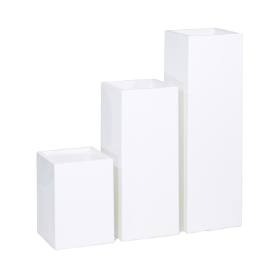 Кашпо Premium Tower Column white