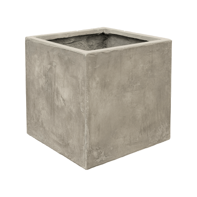Кашпо Static (GRC) Cube grey