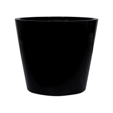 Fiberstone Glossy black bucket L