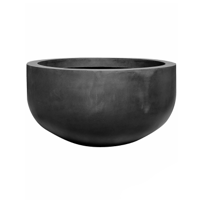 Кашпо Fiberstone City bowl black L