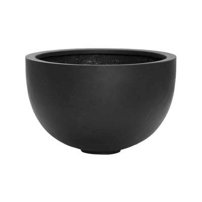 Кашпо Fiberstone Bowl black