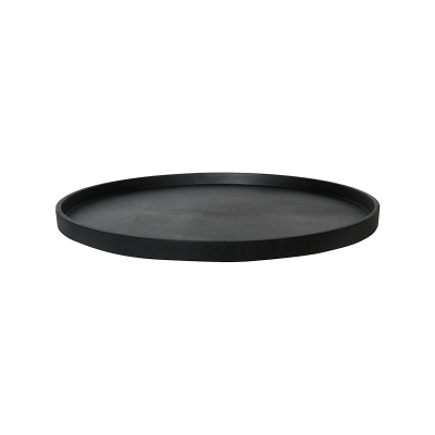 Кашпо Fiberstone Saucer Round L Black