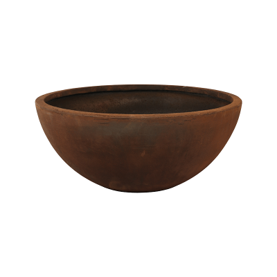 Кашпо Static (GRC) Bowl rusty