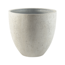 Grigio Egg Pot Antique White-concrete