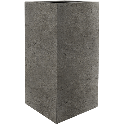 Кашпо Grigio High Cube Natural-concrete