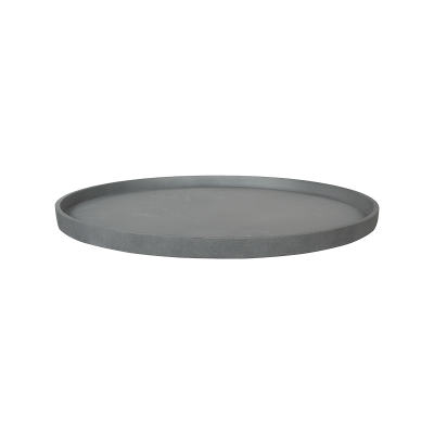 Кашпо Fiberstone Saucer Round L Grey