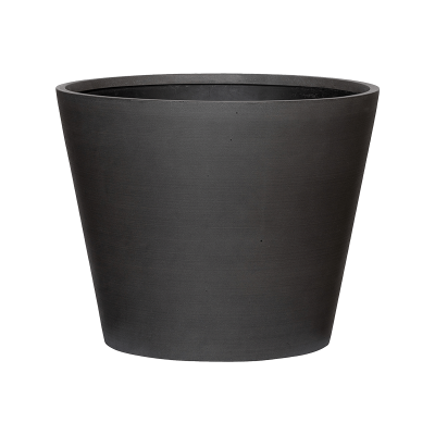 Кашпо Refined Bucket S volcano black