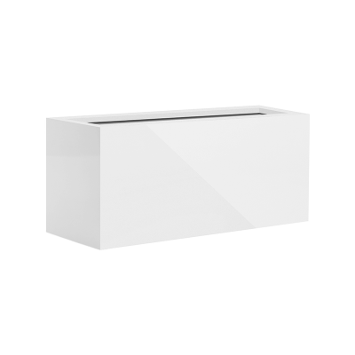 Кашпо Box Shiny White