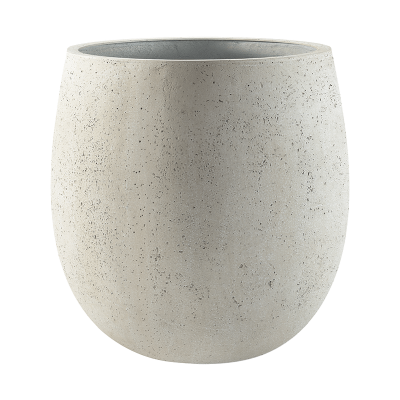 Кашпо Grigio Balloon Antique White-concrete